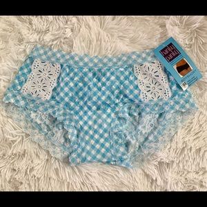 NWT Hanky Panky Boyshort Blue Size XS